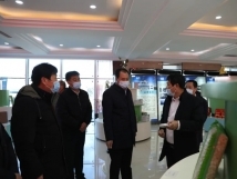 12月13日，市委書記王賀民蒞臨亞歐公司指導(dǎo)